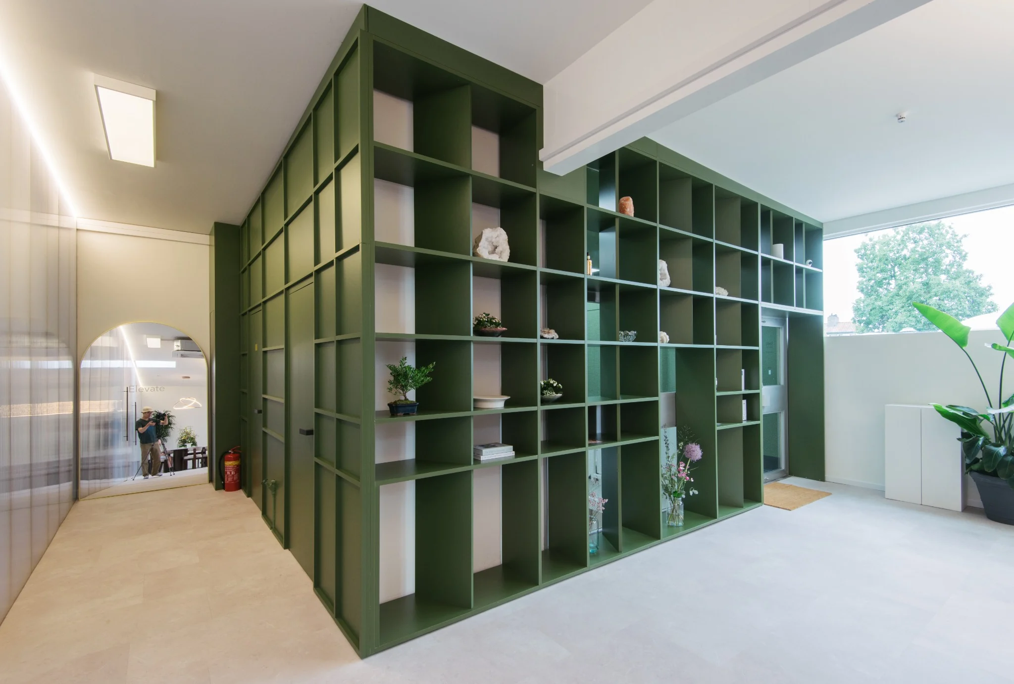 Groene maatwerkwand · 2