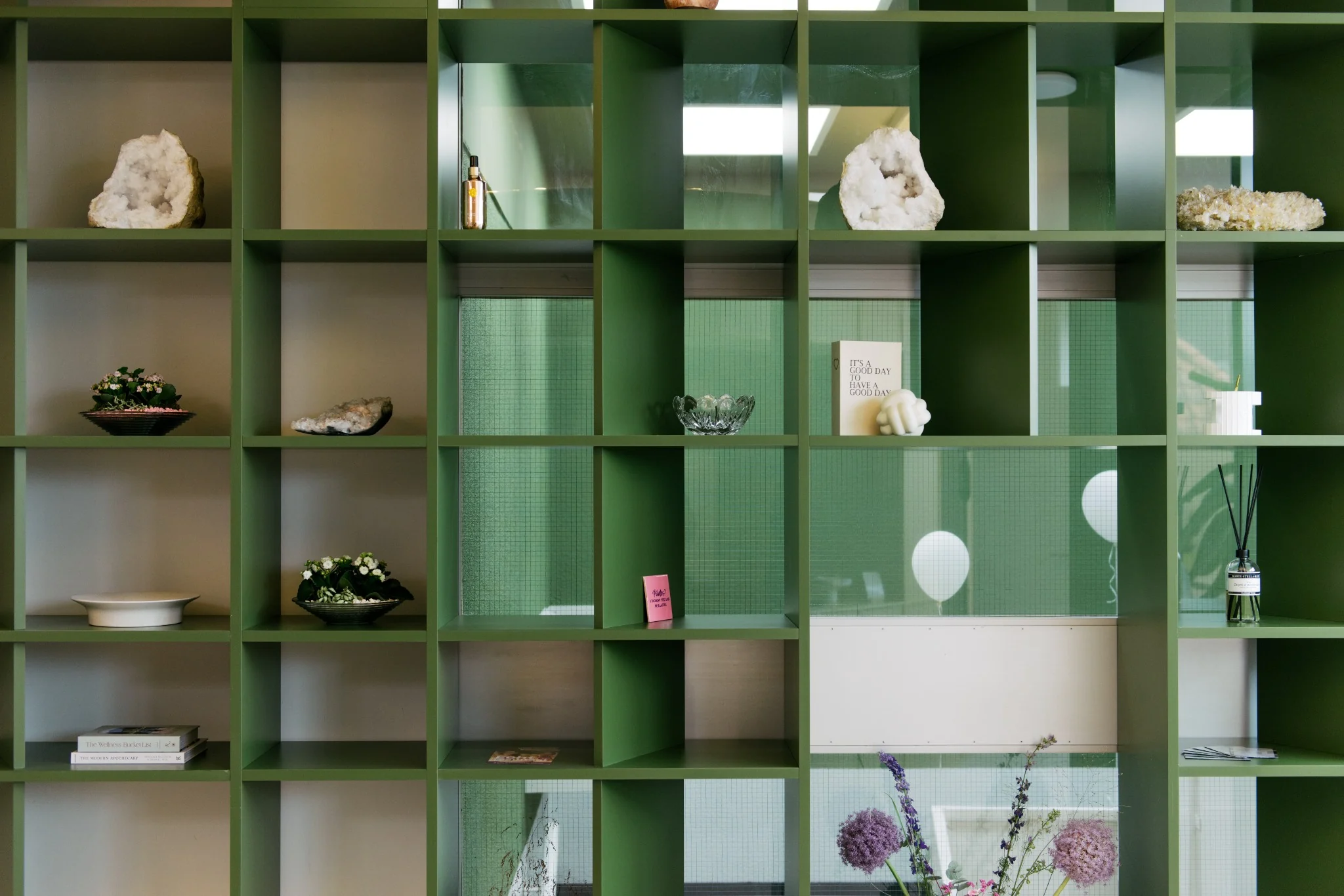 Groene maatwerkwand · 6